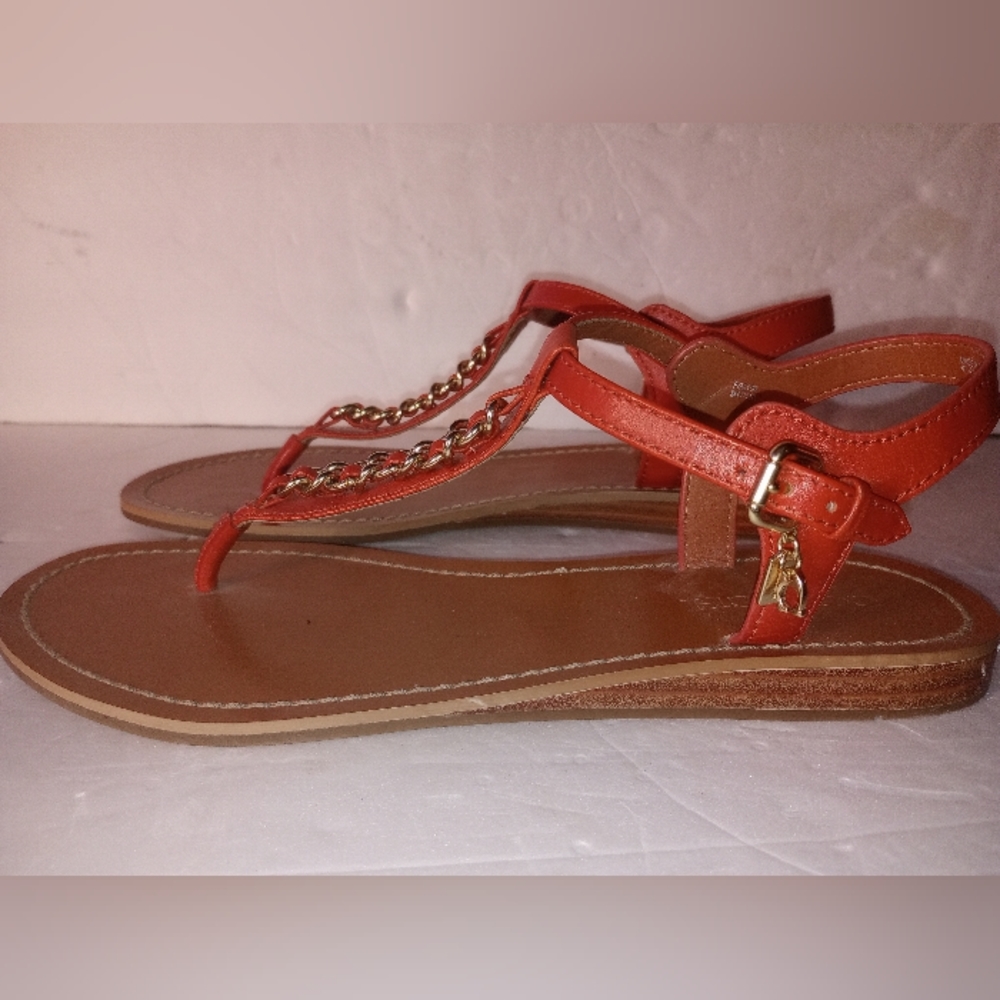 Coach Chain Thong Sandals size 8.5B